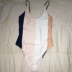 Cupshe Striped One Piece Swimsuit